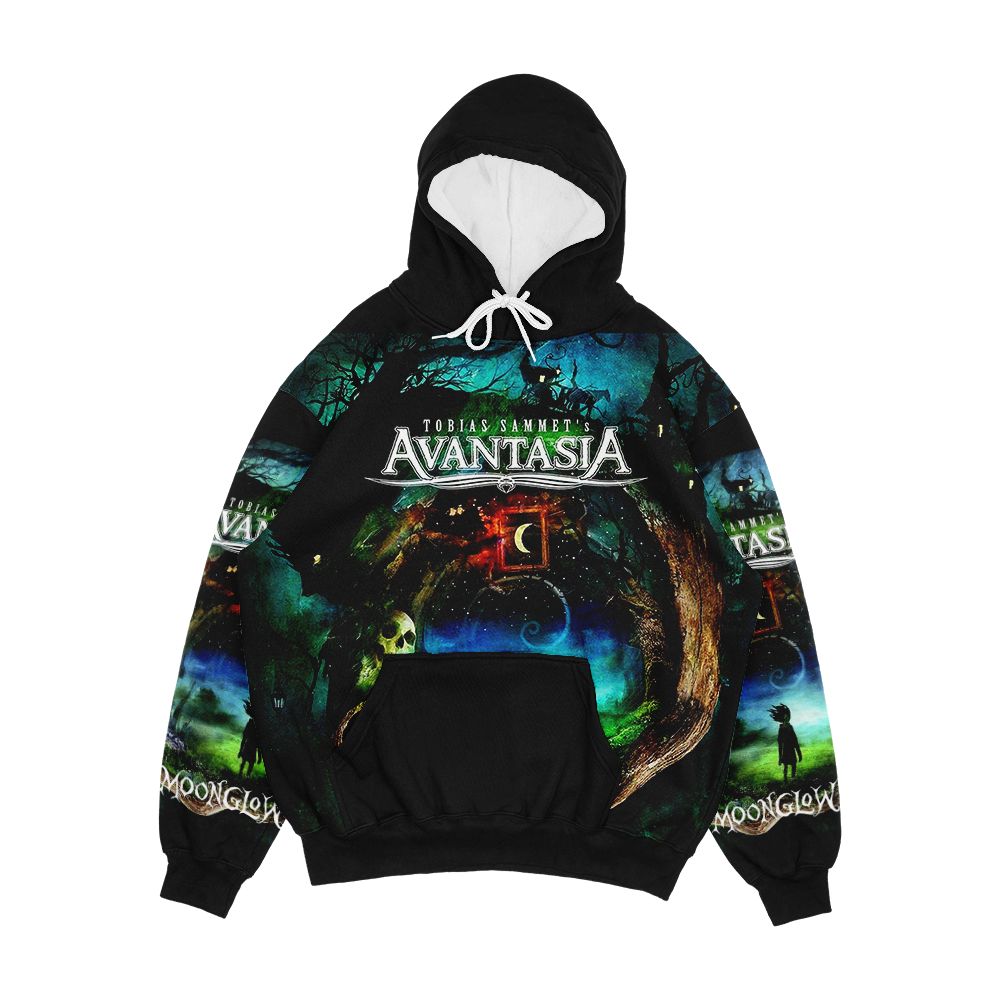 Sammet Moonglow Tobias Tour 2019 Warna Avantasia Men's All-Over-Print Hoodie