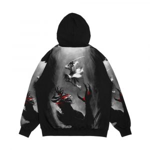 Alternative view of Samurai Jack Showdown Men's All-Over-Print Hoodie
