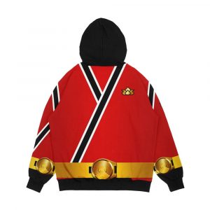 Alternative view of Samurai Red Men's All-Over-Print Hoodie