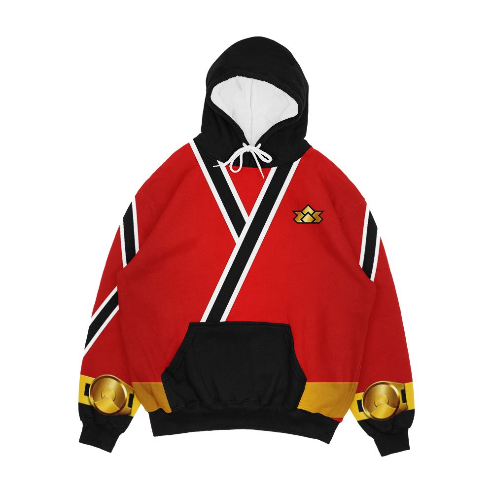 Samurai Red Men's All-Over-Print Hoodie