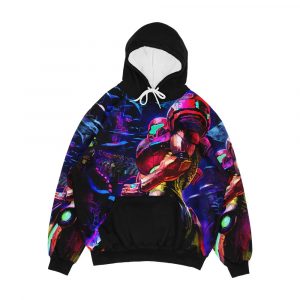 Samus Aran Metroid Men's All-Over-Print Hoodie