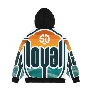 Alternative view of San Diego Loyal Soccer Men's All-Over-Print Hoodie