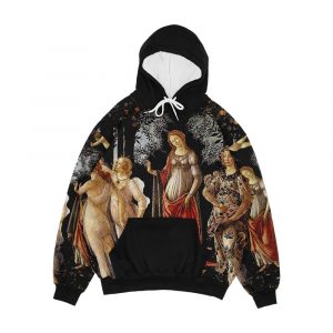 Sandro Botticelli Primavera Men's All-Over-Print Hoodie