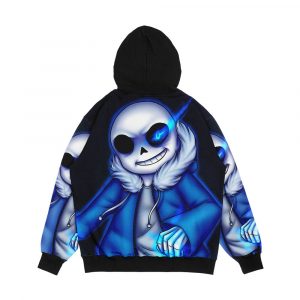 Alternative view of Sans Men's All-Over-Print Hoodie