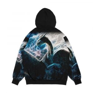 Alternative view of Saphira The Dragon From The Hit Eragon Movie Men's All-Over-Print Hoodie