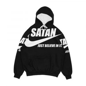 Satan Just Believe In It Men's All-Over-Print Hoodie