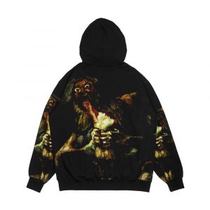 Alternative view of Saturn Devouring His Son Francisco Goya Men's All-Over-Print Hoodie