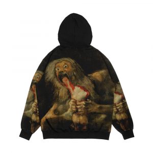 Alternative view of Saturn Devouring His Son Goya Men's All-Over-Print Hoodie