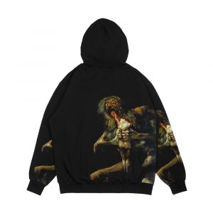 Alternative view of Saturn Devouring His Son Men's All-Over-Print Hoodie