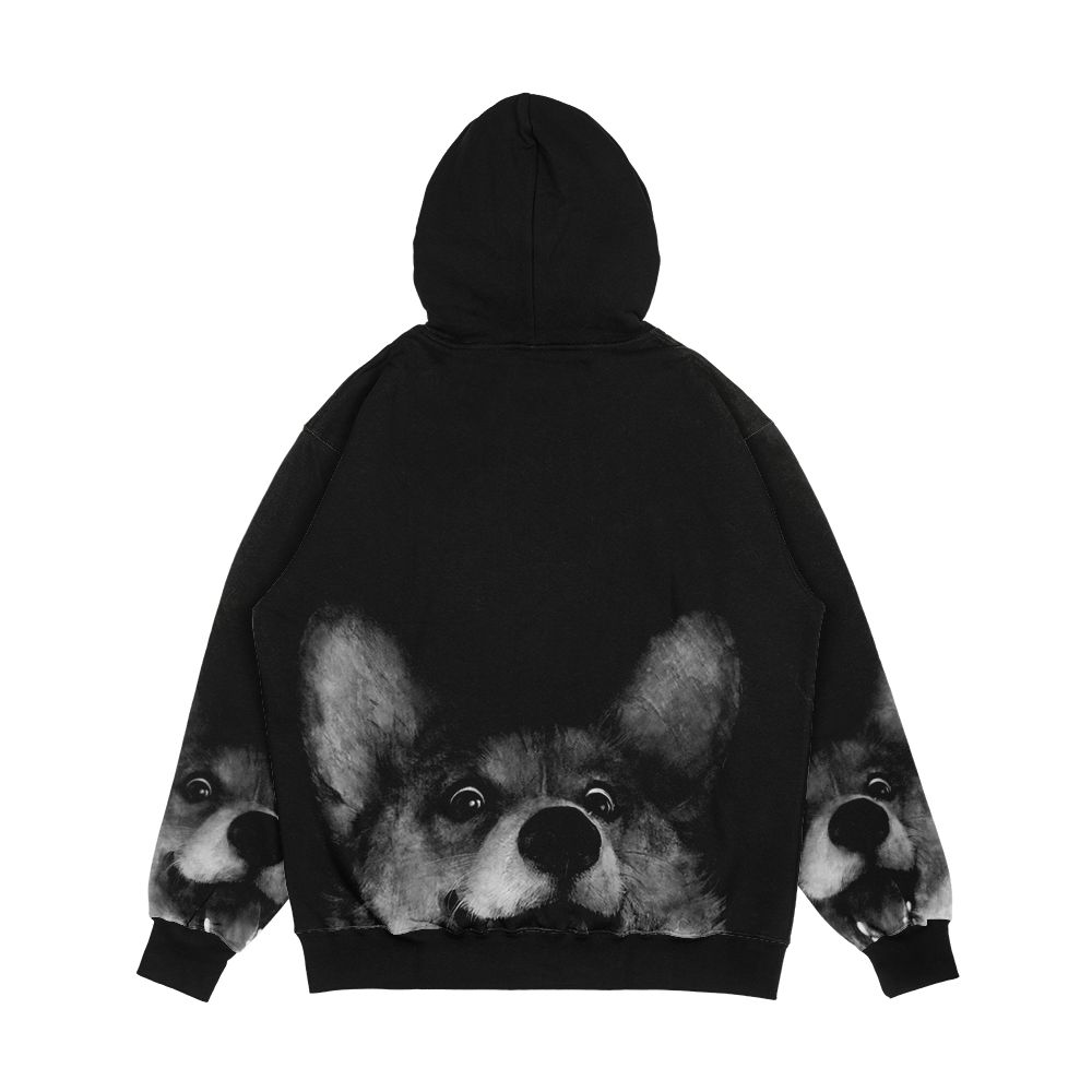 Sausage Fox Men's All-Over-Print Hoodie - Image 2