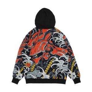 Alternative view of Sazabi Awesome Men's All-Over-Print Hoodie