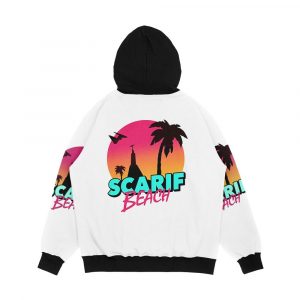 Alternative view of Scarif Beach Men's All-Over-Print Hoodie