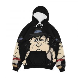 Scary Perry Caravello With Italian Fedora And Fanny Pack Men's All-Over-Print Hoodie