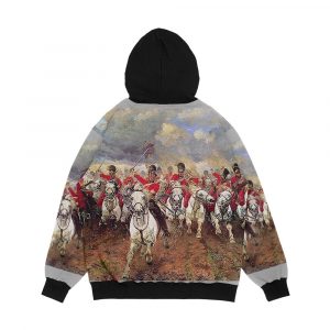 Alternative view of Scotland Forever Charge Of The Scots Greys Men's All-Over-Print Hoodie
