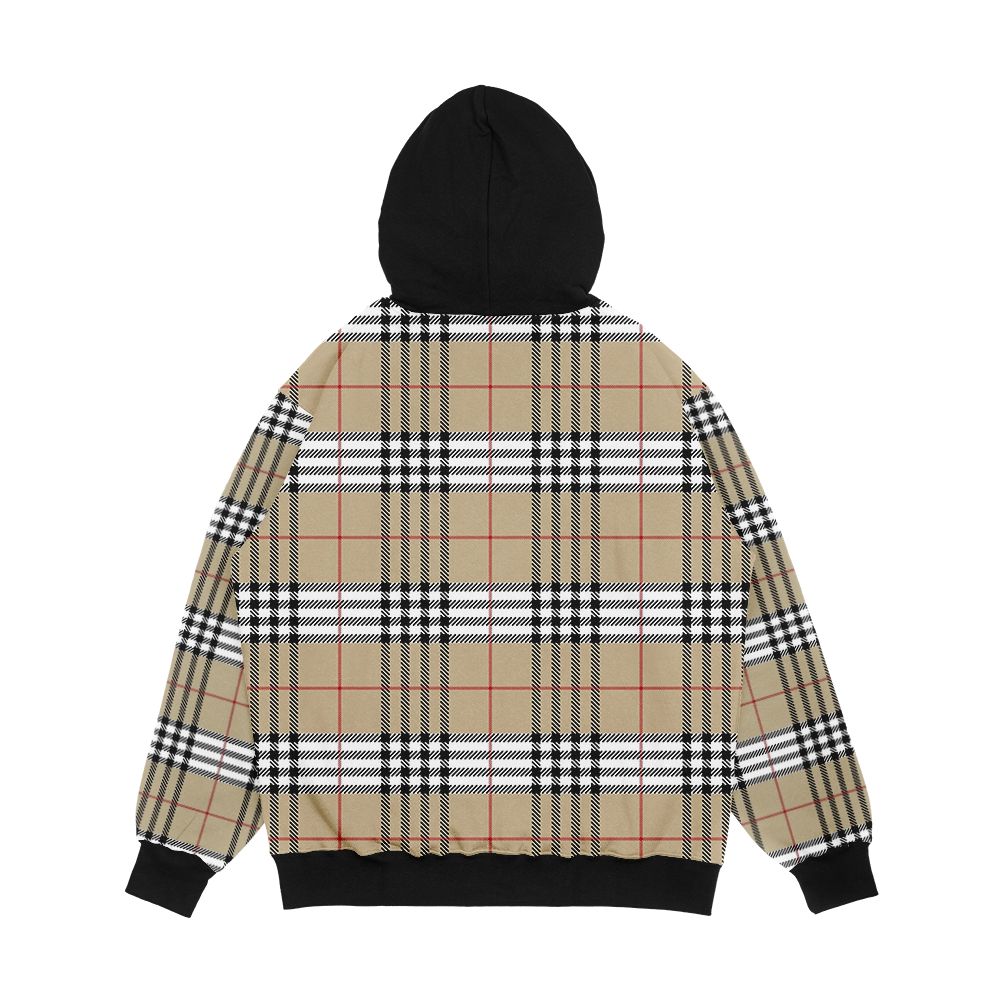 Scottish Tartan Plaid Pattern Men's All-Over-Print Hoodie - Image 2