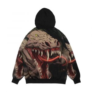 Alternative view of Scp 682 Men's All-Over-Print Hoodie