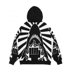 Alternative view of Scp Spc Shark Punching Centre Men's All-Over-Print Hoodie