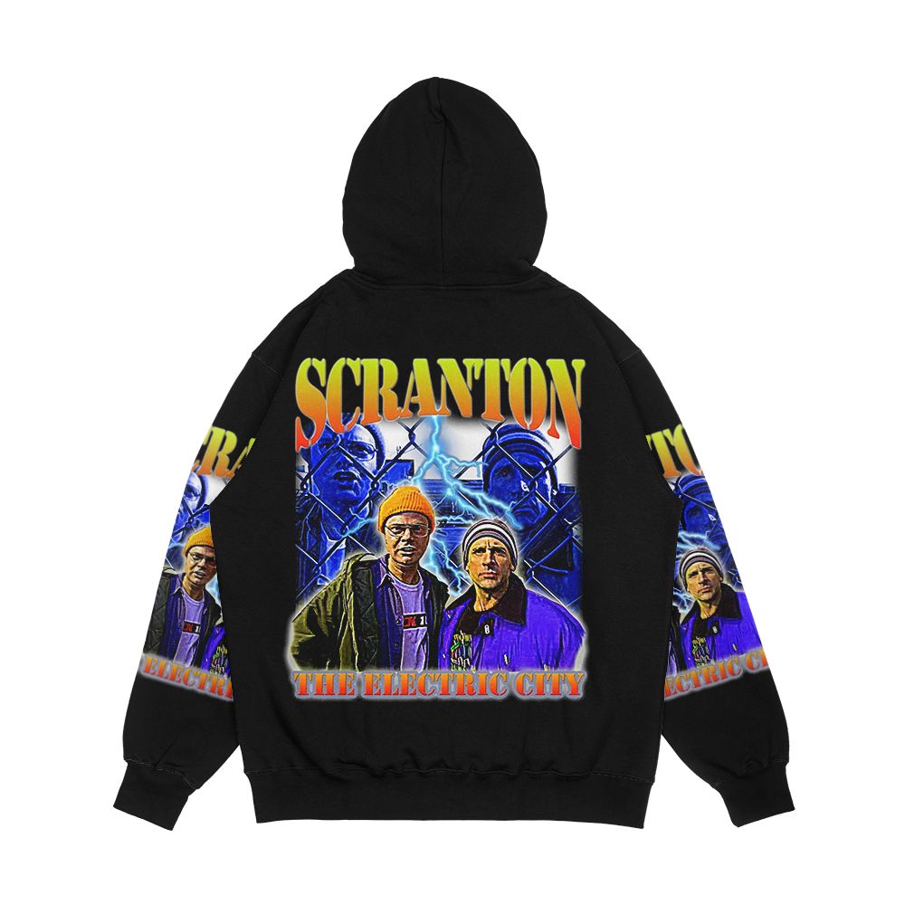 Scranton The Electric City Men's All-Over-Print Hoodie - Image 2