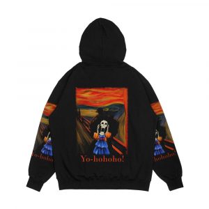 Alternative view of Scream Soul King Brook Yo Hohoho Men's All-Over-Print Hoodie