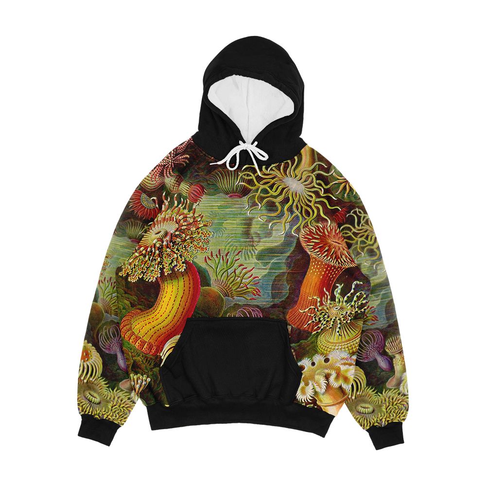 Sea Anemone Ernst Haeckel Men's All-Over-Print Hoodie