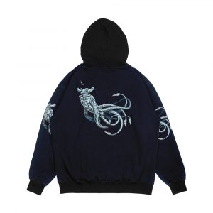 Alternative view of Sea Emperor Transparent Men's All-Over-Print Hoodie