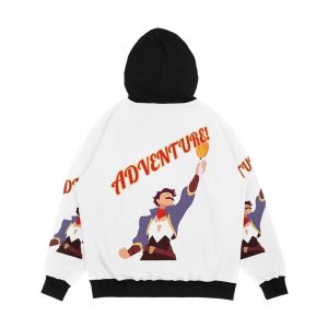 Alternative view of Sea Hawk Says Adventure Men's All-Over-Print Hoodie