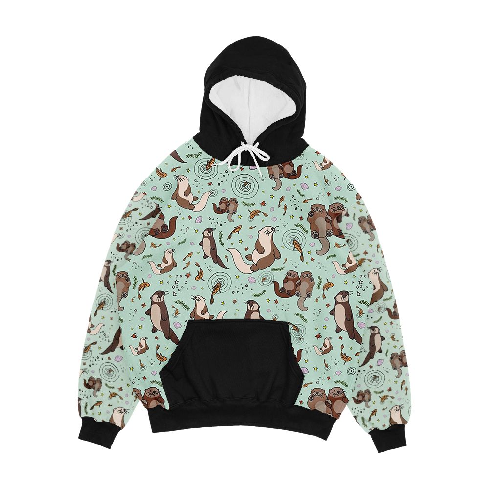 Sea Otters Men's All-Over-Print Hoodie