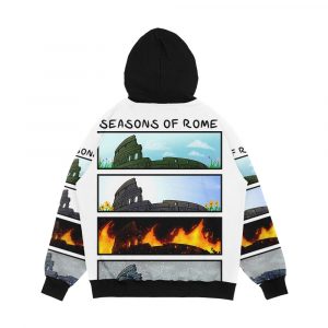 Alternative view of Seasons Of Rome Men's All-Over-Print Hoodie