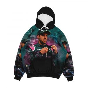 Sebastian Vettel Men's All-Over-Print Hoodie
