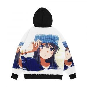 Alternative view of Seishun Buta Yaro Mai Sakurajima Men's All-Over-Print Hoodie