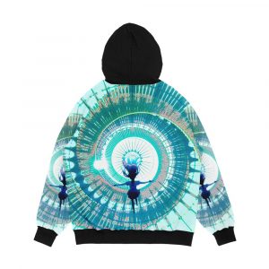 Alternative view of Senjougahara Hitagi Falling Men's All-Over-Print Hoodie