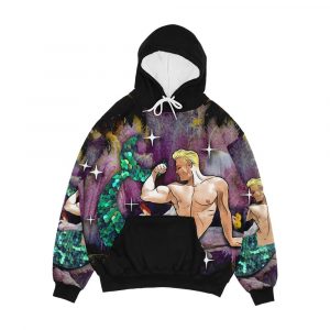 Sequin Merman Men's All-Over-Print Hoodie