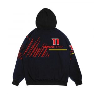 Alternative view of Sergio Perez 2021 Formula 1 Motorsport F1 Racing Rb16B Men's All-Over-Print Hoodie