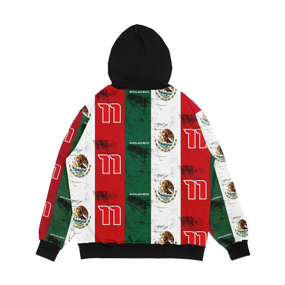 Sergio Perez Checo Mexico Rb Racing Distressed F1 2021 Formula One Men's All-Over-Print Hoodie - Image 2