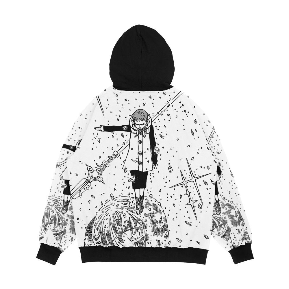 Seven Deadly Sins King And Diane Men's All-Over-Print Hoodie - Image 2