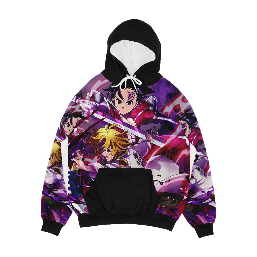 Seven Deadly Sins Zeldris And Meliodas Men's All-Over-Print Hoodie