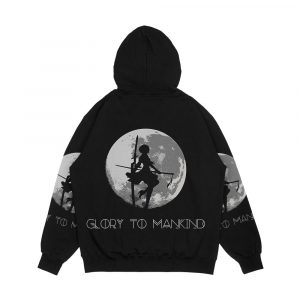 Alternative view of Shadow Glory To Mankind Men's All-Over-Print Hoodie