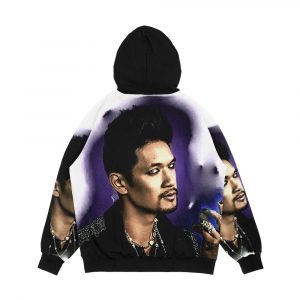 Alternative view of Shadowhunters Magnus Bane Recoloring Men's All-Over-Print Hoodie
