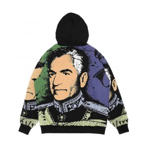 Alternative view of Shah Of Iran Men's All-Over-Print Hoodie