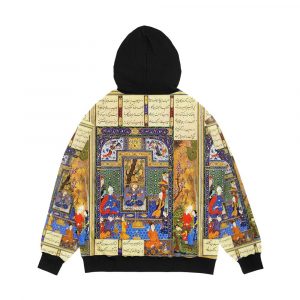 Alternative view of Shahnameh 1St Design Men's All-Over-Print Hoodie