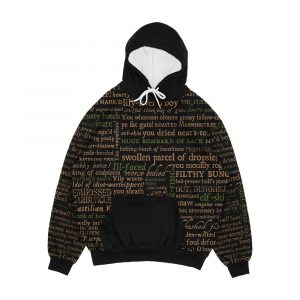 Shakespeare Insults Dark Revised Edition By Incognita Men's All-Over-Print Hoodie