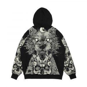 Alternative view of Shape Shift Black Men's All-Over-Print Hoodie