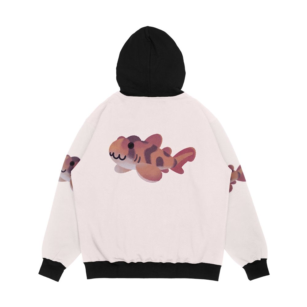 Shark Day Pastel Men's All-Over-Print Hoodie - Image 2