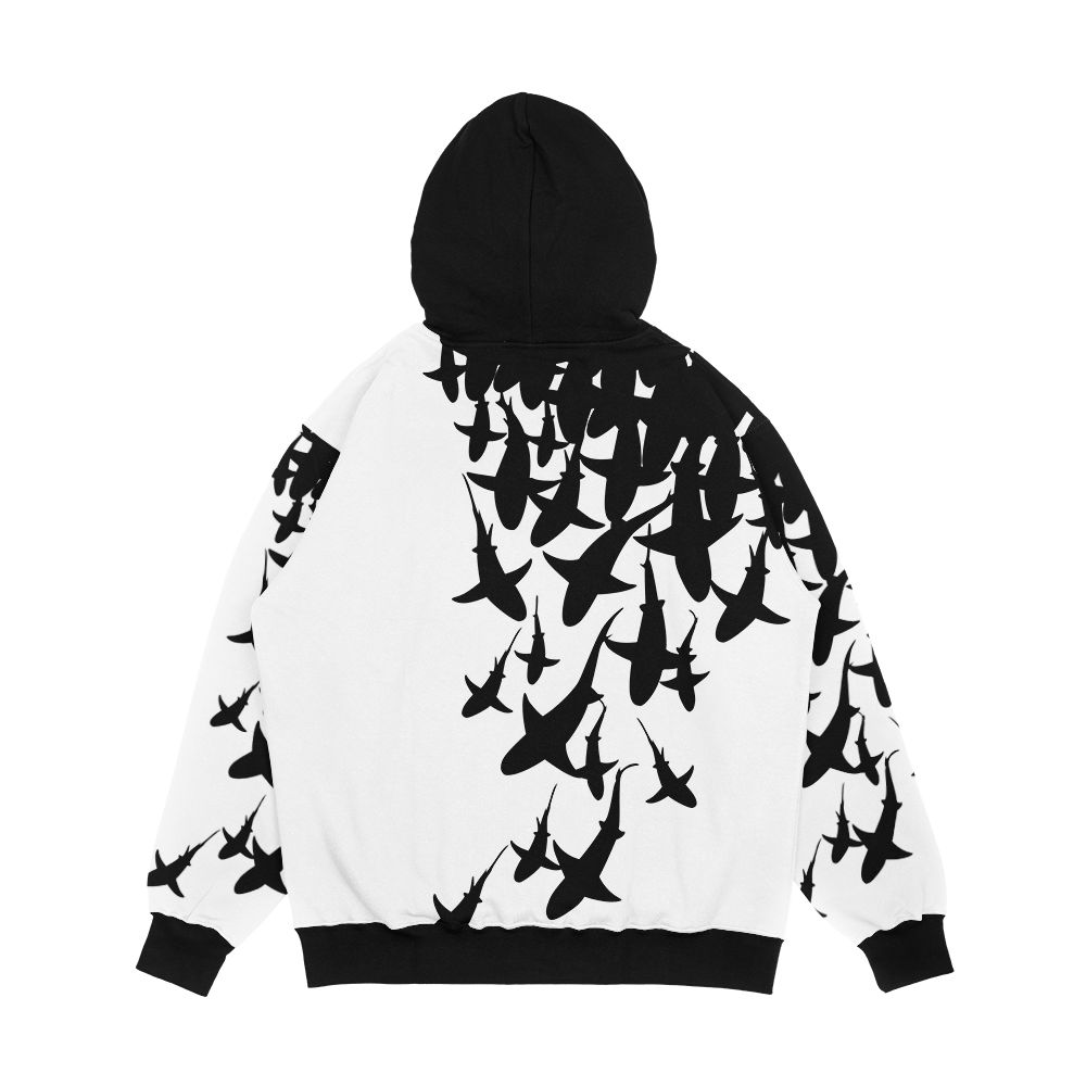 Shark Men's All-Over-Print Hoodie - Image 2