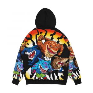 Alternative view of Shark Warriors Men's All-Over-Print Hoodie