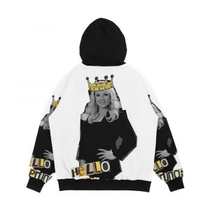 Alternative view of Sharon Watts Hello Princess Men's All-Over-Print Hoodie