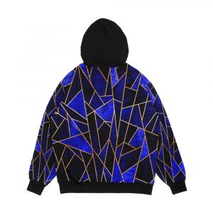 Alternative view of Shattered Sapphire Men's All-Over-Print Hoodie