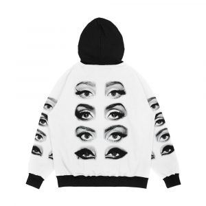 Alternative view of She Got Haus Of Gaga Eyes Men's All-Over-Print Hoodie
