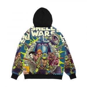 Alternative view of Shell Wars Men's All-Over-Print Hoodie