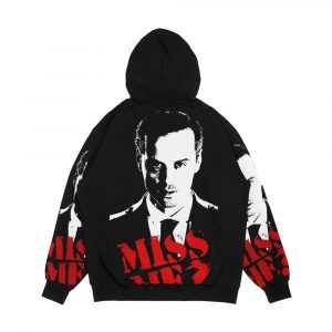 Alternative view of Sherlock Miss Me Moriarty Men's All-Over-Print Hoodie